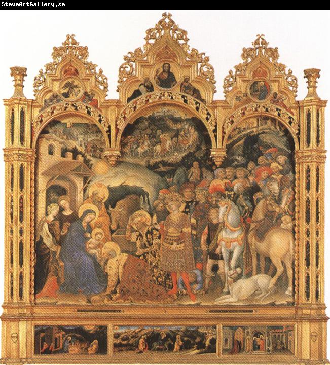 Sandro Botticelli Gentile da Fabriano,Adoration of the Magi (mk36)